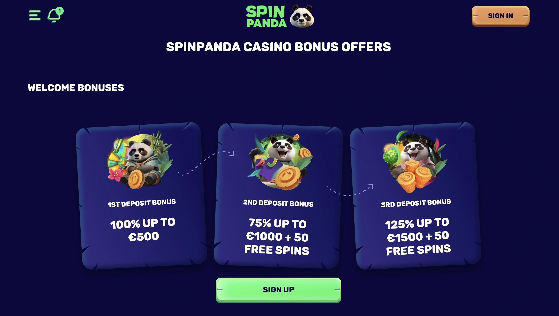 Spin Panda Bonus